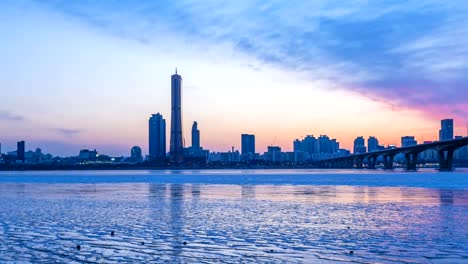 Time-lapse-4K-of-Seoul-City,South-Korea.