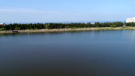 Gangneung-Gyeongpo-lago-y-mar