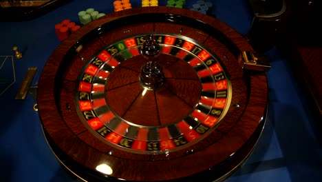 Roulette-wheel-spinning-inside-a-casino