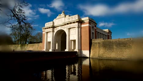 World-war-one-places-of-remembrance--:--Menin-Gate-Memorial,-Ypres