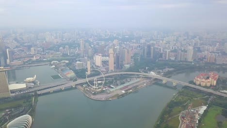 Aerial-view-of-Marina-Bay-Sands-revealing-Singapore-City-Skyline