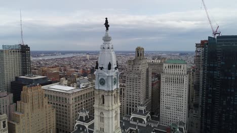 Aerial-of-Philadelphia,-Pennsylvania