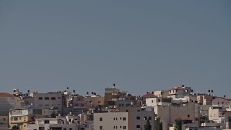 Überblick-über-eine-Arabische-muslimische-Stadt-in-Israel