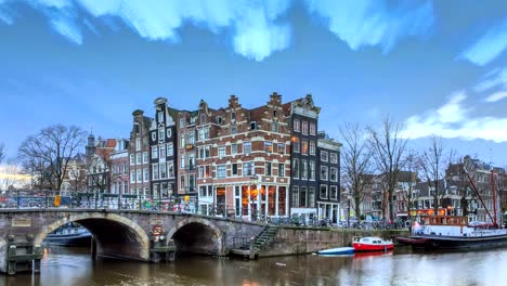 Amsterdam-sunset-canal-4K-timelapse