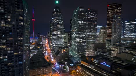 Skyline-von-Toronto-Kanada-Nacht