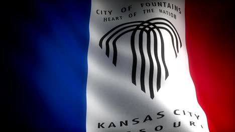 Flagge-von-Missouri-Kansas-City