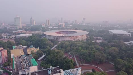 Luftaufnahme-des-Gelora-Bung-Karno-Stadions-in-Jakarta-Indonesien