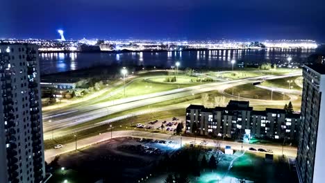 Vista-de-la-ciudad-de-Montreal-por-la-noche