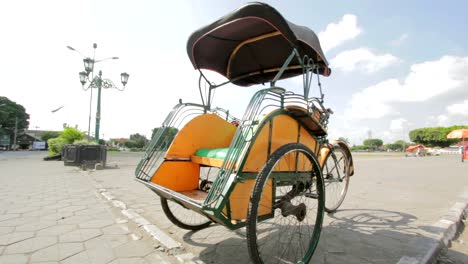 transportation-with-cyclo-in-indonesia