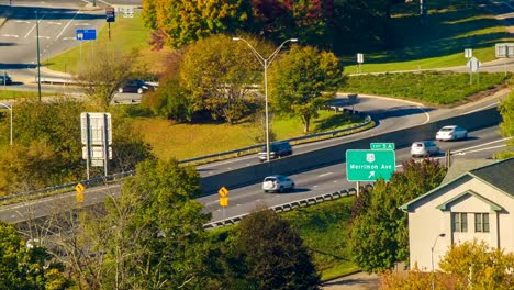 Asheville,-NC,-an-der-Interstate-240-und-nehmen-Sie-die-Ausfahrt-auf-die-Merrimon-nahe-der-Innenstadt