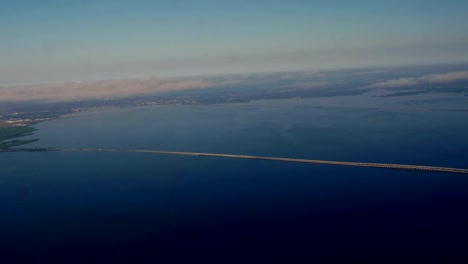 Aerial-over-Tampa-Bay's-Gandy-Bridge