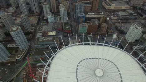 Vista-aérea-de-Canadá-Vancouver,-BC