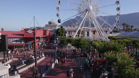 Panoramic-view-of-the-famous-Victoria-and-Alfred-waterfront-Cape-Town,South-Africa