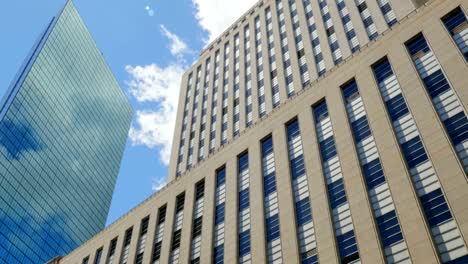 Low-Angle-Summer-Establishing-Shot-John-Hancock-Building