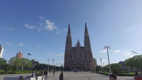 Cathedral-of-La-Plata-in-Buenos-Aires,-Argentina