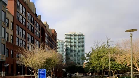 View-of-street-scene-in-Tempe,-Arizona