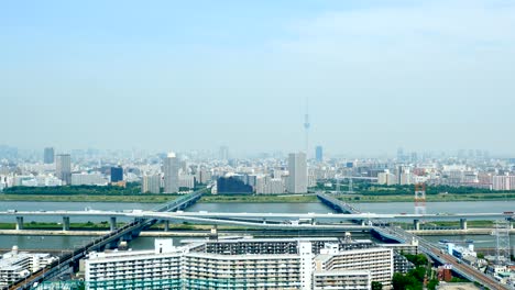 Landschaft-der-Stadt-Tokio