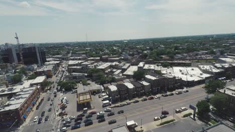 Antena-de-West-Side-de-Chicago-verano