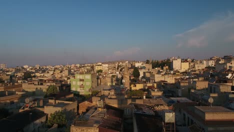 Vista-aérea-de-la-ciudad-de-Kilis,-cerca-de-la-frontera-con-Siria.