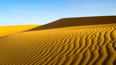 Desert-sand-dunes-during-storm-rotation-timelapse