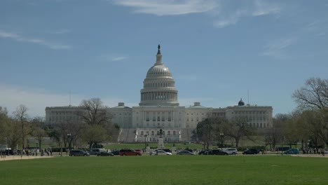 Morgen-weiten-Blick-auf-die-Westseite-des-Kapitol-in-Washington-d.c.