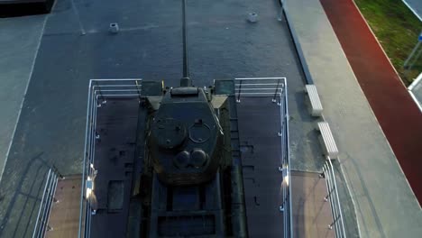 T-34-Soviet-Army-Medium-Battle-Tank-Memorial-Monument-at-Night