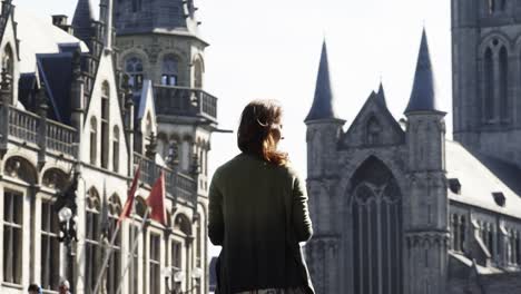 Woman-walking-on-St.-Michael-bridge