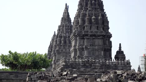 Candi-Sewu-Temple-Complex-of-Prambanan-in-Central-Java,-Indonesia