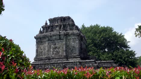 Buddhist-temple-in-Magelang,-Central-Java,-Indonesia