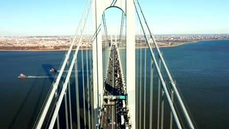 Aerial-drone-footage-of-Verrazzano-Narrows-Bridge