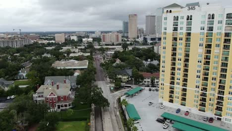 Aerial-of-Downtown-Tampa,-Florida