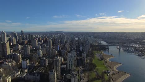 Vista-aérea-de-Canadá-Vancouver,-BC