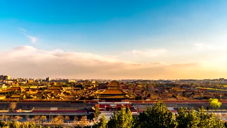 Verschiedene-Blick-auf-den-Eingang-des-Palace-Museum,-Peking,-China