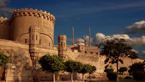 Ancient-citadel-of-Cairo.-Egypt.-Time-lapse.