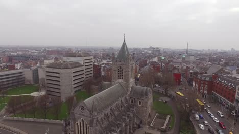 Christchurch-Cathedral,-Dublin---Drone