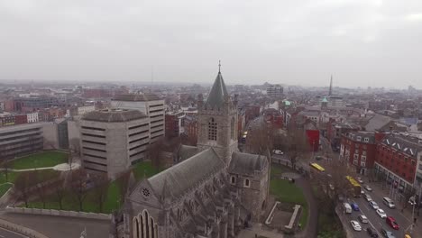 Christ-Church-Cathedral,-Dublin---Drohne