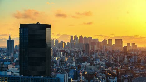 4K-Zeitraffer-Stadtbild-bei-Citi-Tokio-Japan