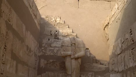 Tempel-von-Medinet-Habu.-Ägypten,-Luxor.