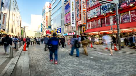 TOKYO,JAPAN-Pedestrians-walking-and-shopping-at-akihabara-district.
