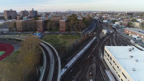 Aéreo-carretera-Nueva-York-Brooklyn