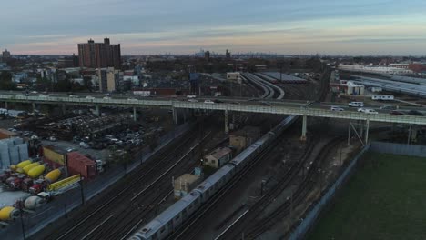 Aéreo-carretera-Nueva-York-Brooklyn