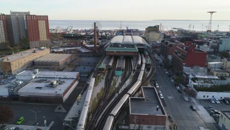 Aéreo-carretera-Nueva-York-Brooklyn