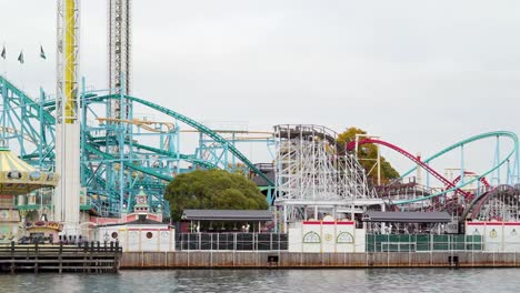 The-closer-look-of-the-amusement-rides-in-Stockholm-Sweden