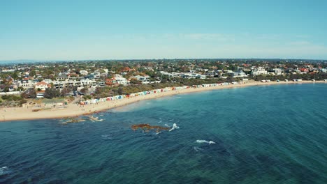 Brighton-Bathing-Boxes---Melbourne,-Australia