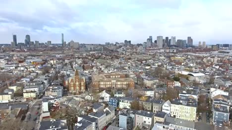 Boston-Massachusetts-Skyline-Antenne-Aus-Süd-Boston-9