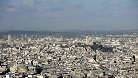 Paris,-France---November-20,-2014:-Aerial-establishing-shot-of-the-Sacre-coeur.