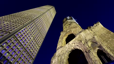 Time-lapse-Kaiser-Wilhem-Memorial-Church-in-Berlin