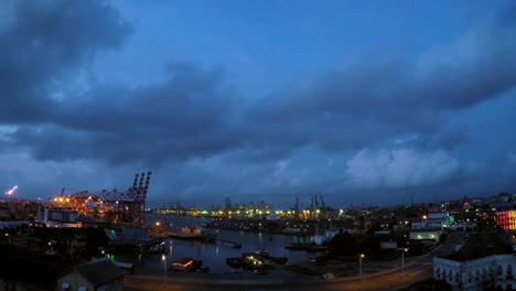 Colombo-Harbour-Sunset