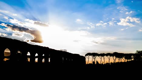 Aqueduct-Park-in-Rome,-Italy