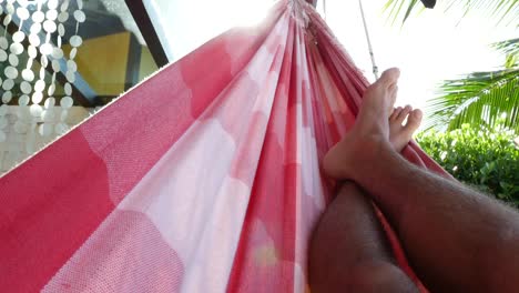 Relaxing-in-the-hammock